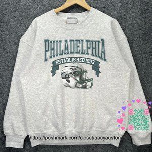 Vintage Philadelphia Eagles Football Sweatshirt Retro Mens Womens Shirt tee